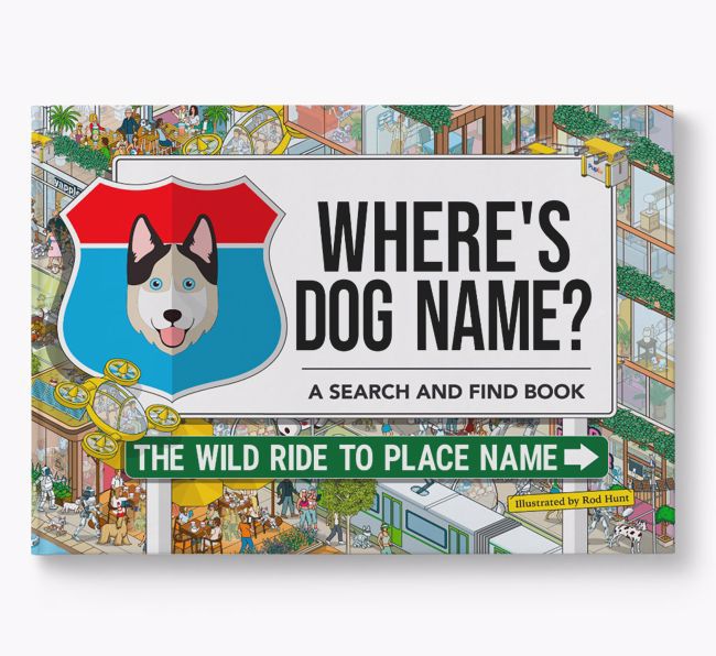 Personalised Dog Book - Where's Your Dog - Wild Ride